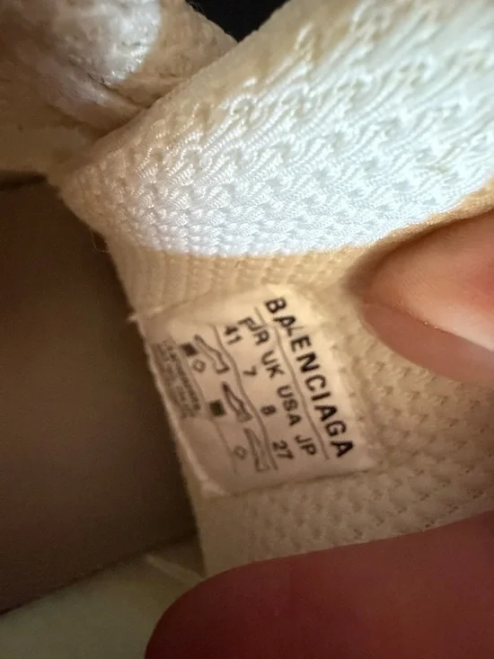 White Chunky Sneakers Size 41 Platform Athletic Shoes 10 - Picture 3 of 5